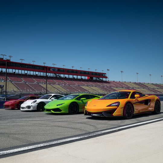 Race 5 Exotic Cars at Las Vegas Speedway
